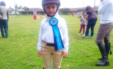 Amanda Fierro Ganadora Concurso VIII de Aniversario de la Escuela de Equitación La Herradura
