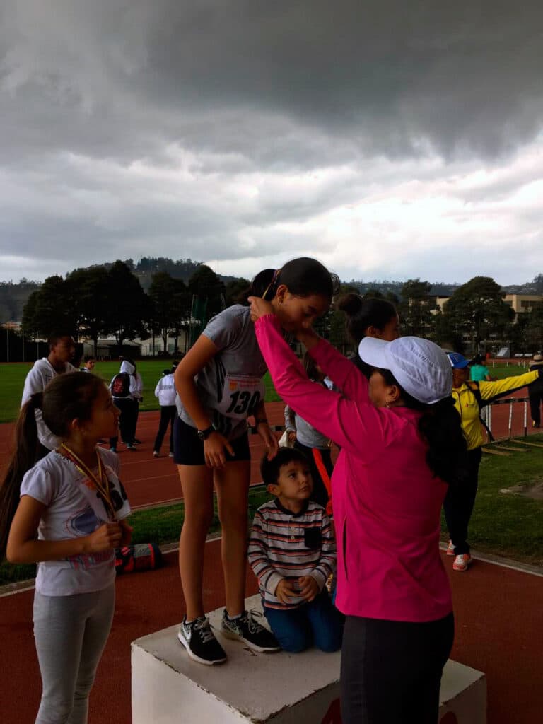 I Intercolegial de Atletismo: Concentración deportiva de Pichincha.