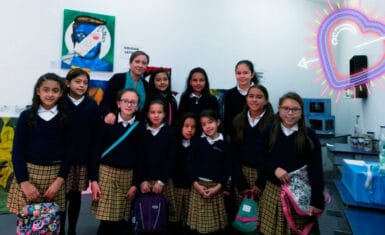 Nuestras alumnas de 5to de básica participaron en el XX Festival de Arte -