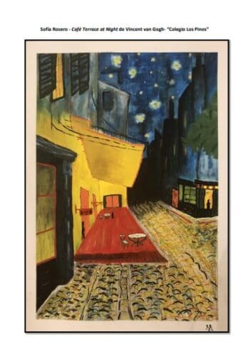 "Café Terrace at Night de Vincent van Gogh", Sofía Rosero